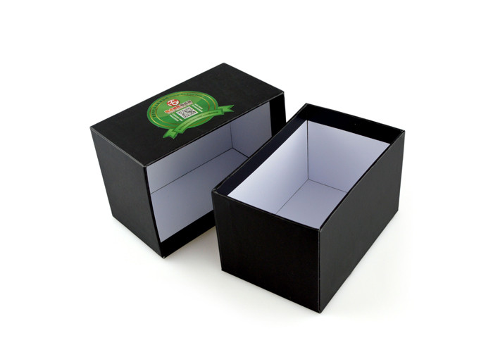 Eco-friendly Black Recycled Paper Gift Boxes for Watches and Crafts