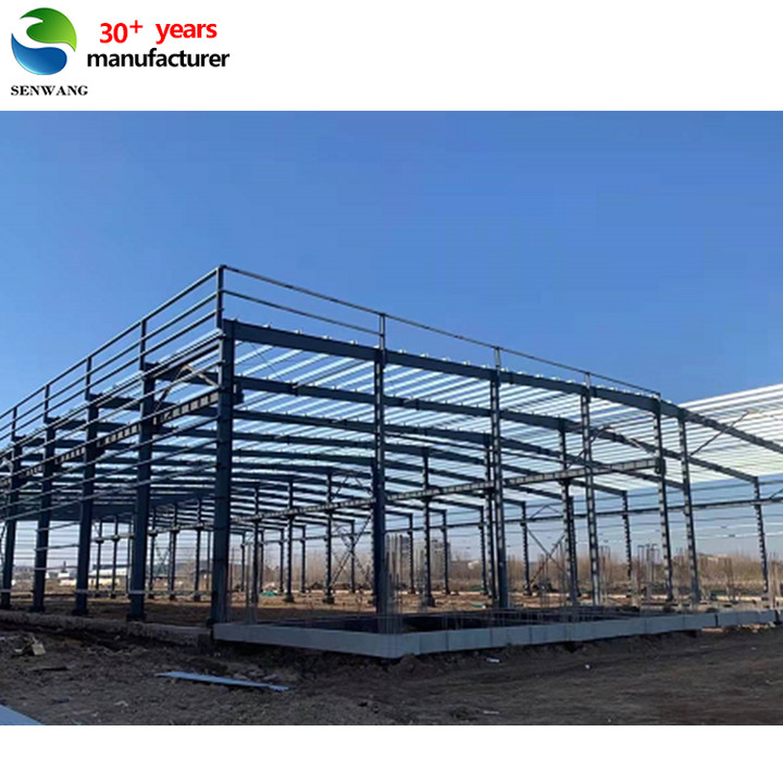 AISC/EN/JIS/GB Steel Warehouse Structure Building Design with H Section Steel Beam Rolling Door