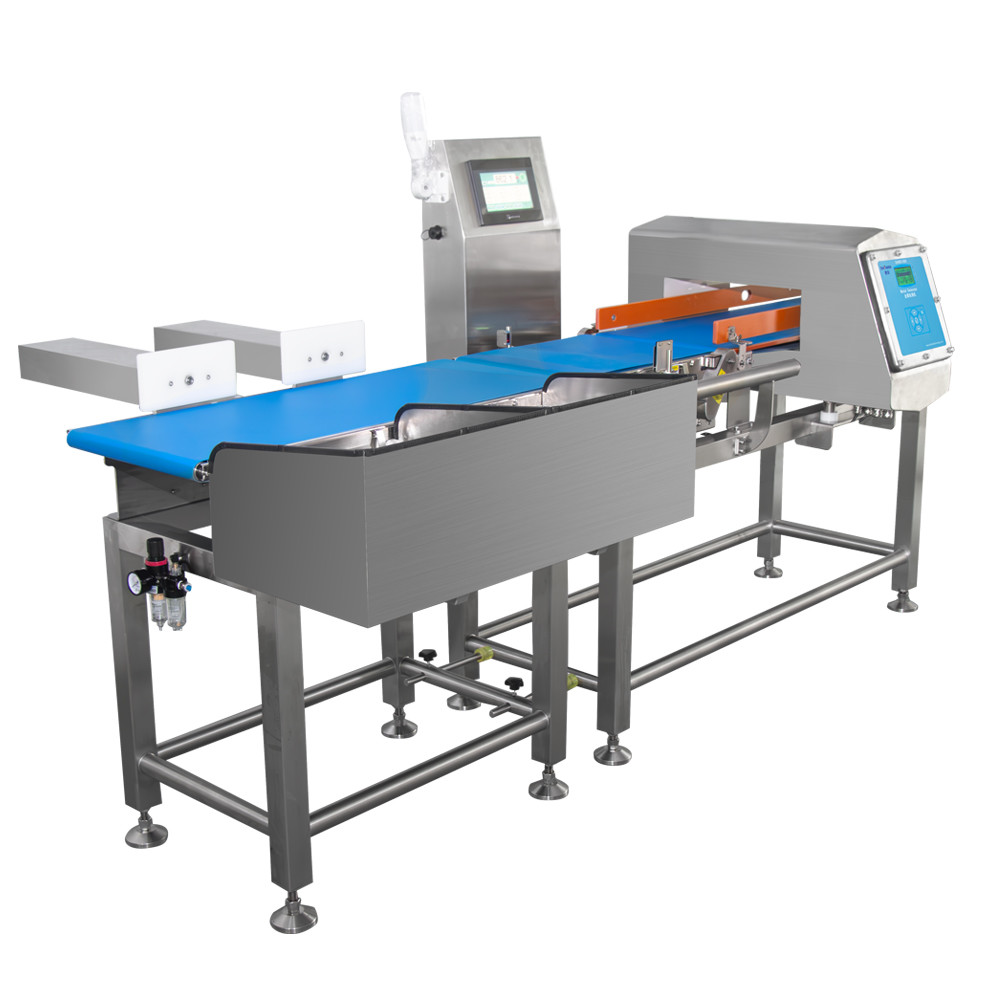 Precise Magnetic Induction Checkweigher And Metal Detector Combo For Food Industry