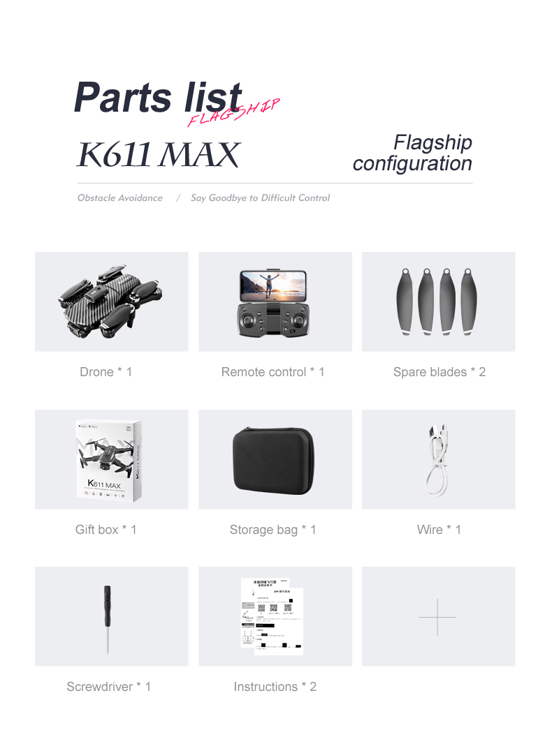Mini Aerial Camera K818 Max 4k Drone with Brushless Optical Flow Positioning and 2.4g Wifi Fpv Control Type Remote Control