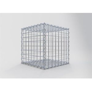 4x1x1 Double Twist Welded Gabion Box Falling Rock Protective Mesh