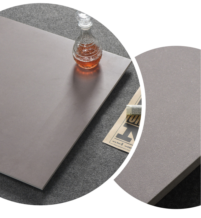 Dark Grey Matte Tile And 600x1200mm Soft Glazed Floor Porcelain Tile For Bathroom And Living Room