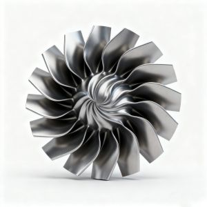 Precision CNC machining China aerospace engine titanium alloy blade custom