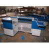 Buy cheap Retail Shop Equipment Supermarket Checkout Counter Convenience Steel Checkstand from wholesalers