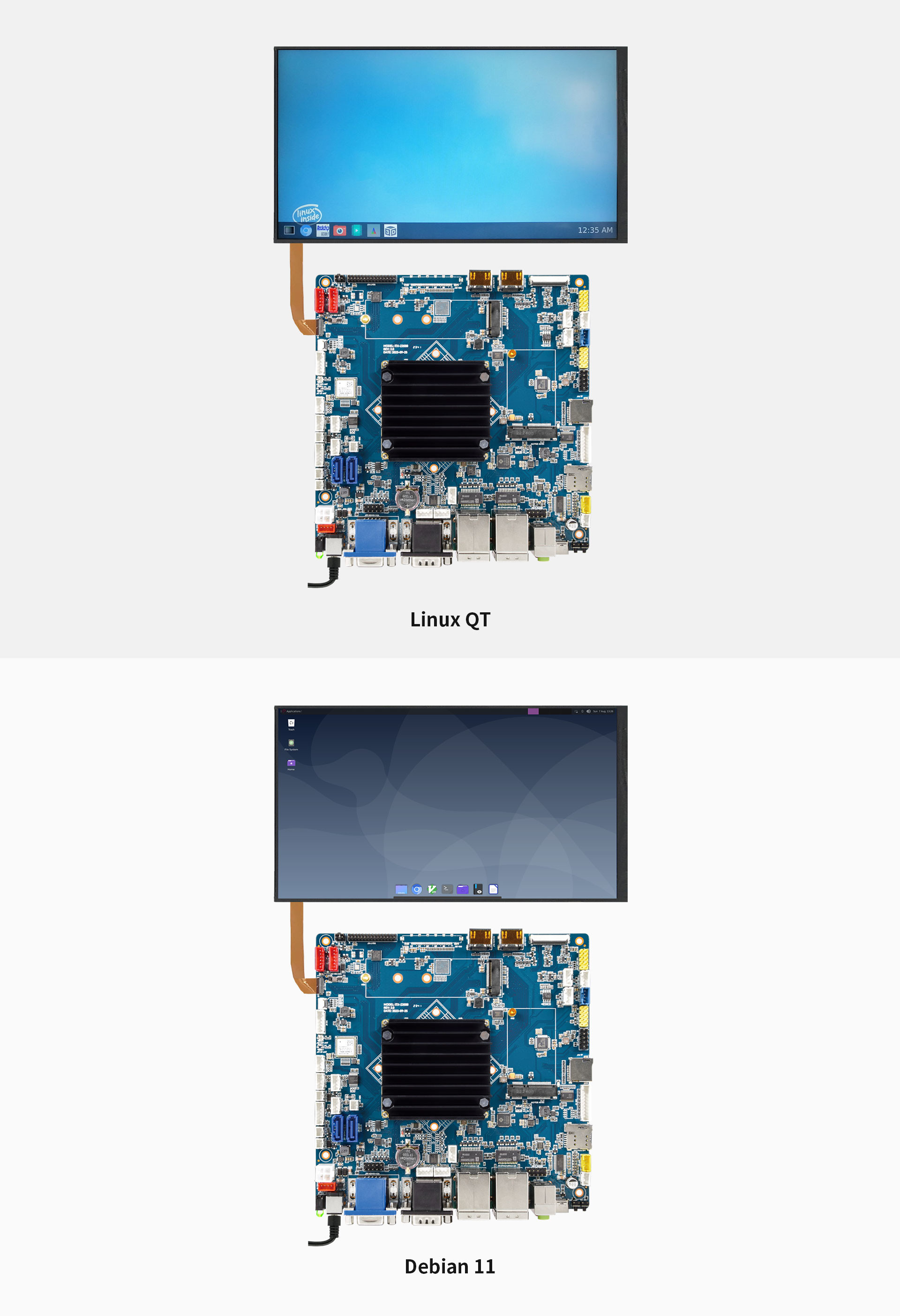 ITX-Z3588 Intelligent Industrial Computer Mainboard 1-way anti-tamper control interface