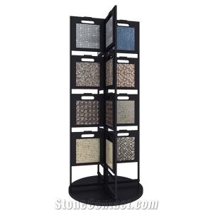 Quartz Stone Mosaic Tile Sample Display Rack Marble Display Stand