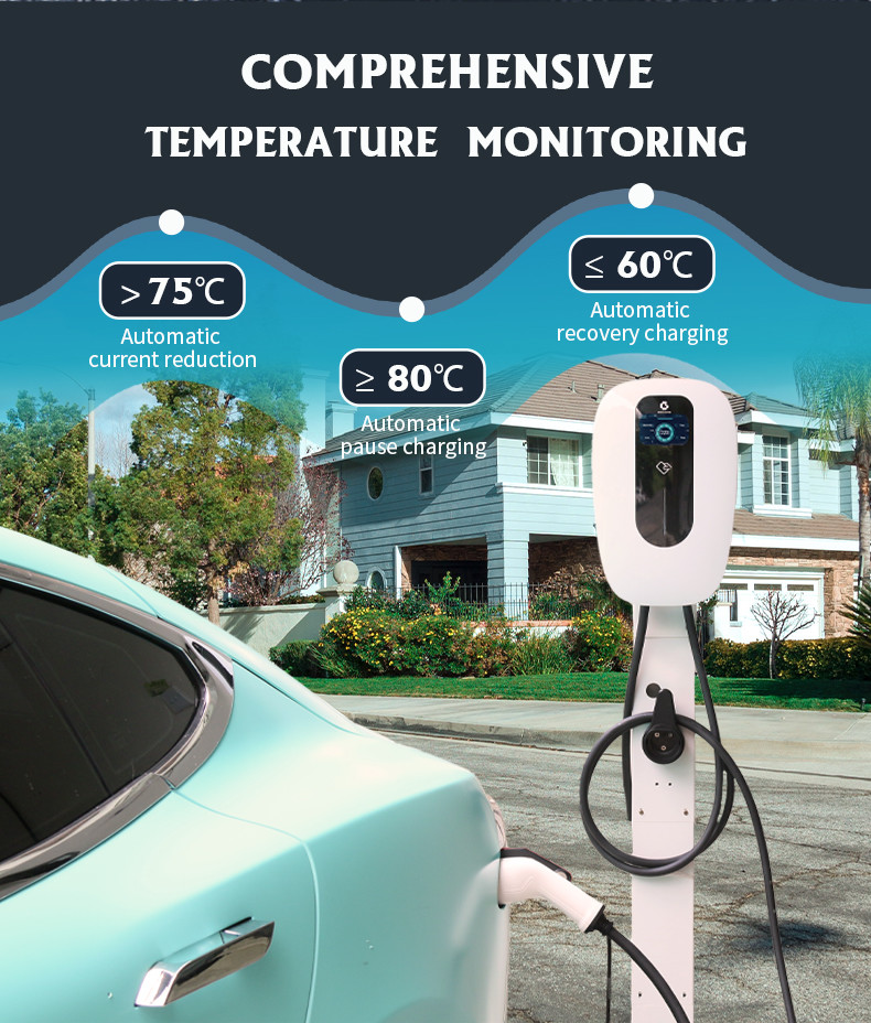 OEM CCS Fast Charging Stations Pole Mount Wall Mount Dynamic Load Balancing