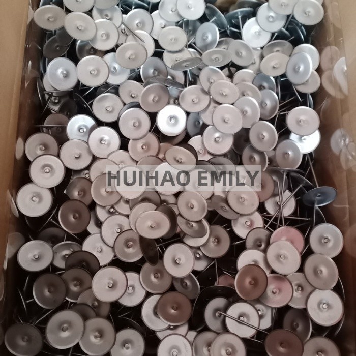 SS304 Insulation Fastener Quilting Pins For Insulation Removable Blanket