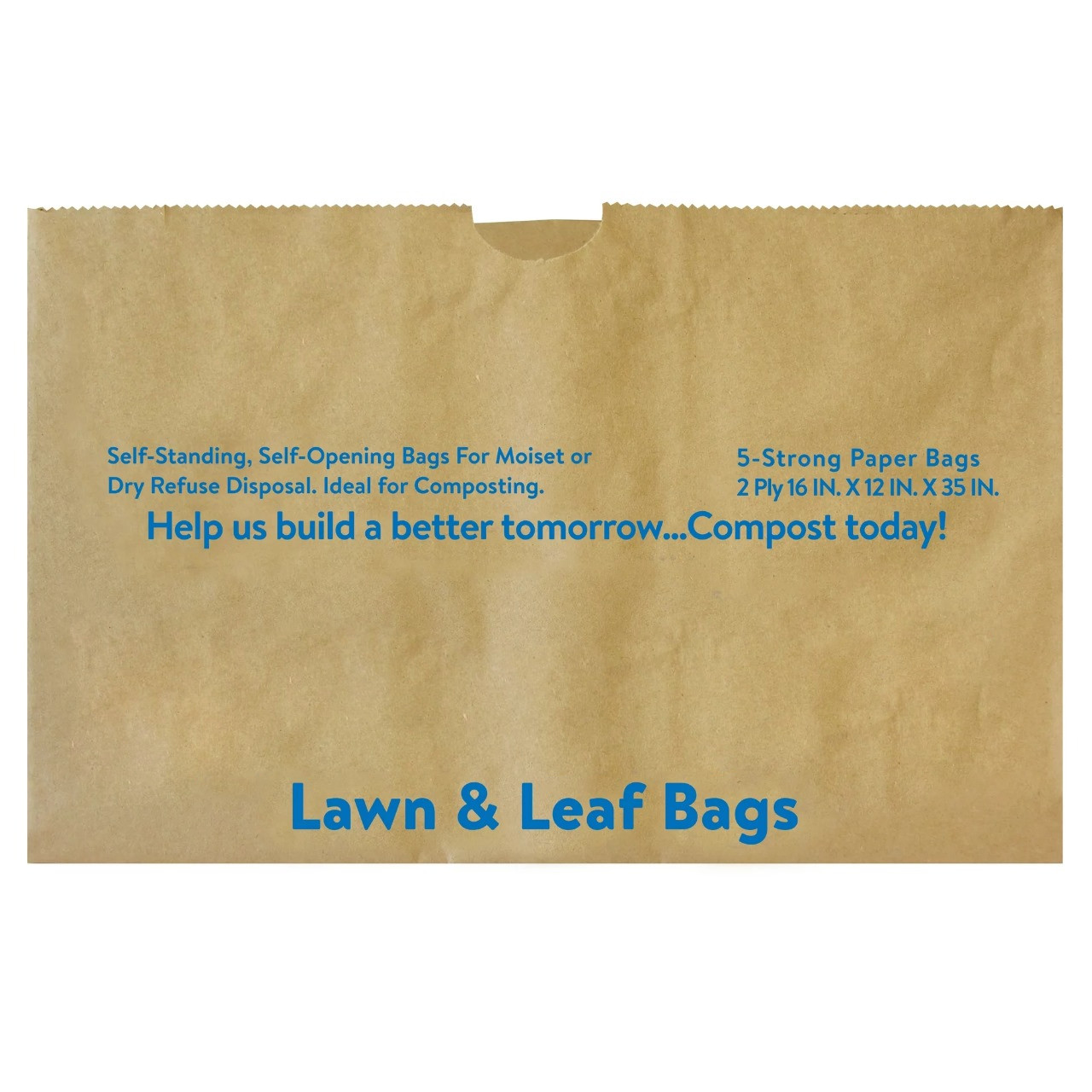 Convenient Packaging Solution Lawn And Leaf Bags Heavy Weight Capacity