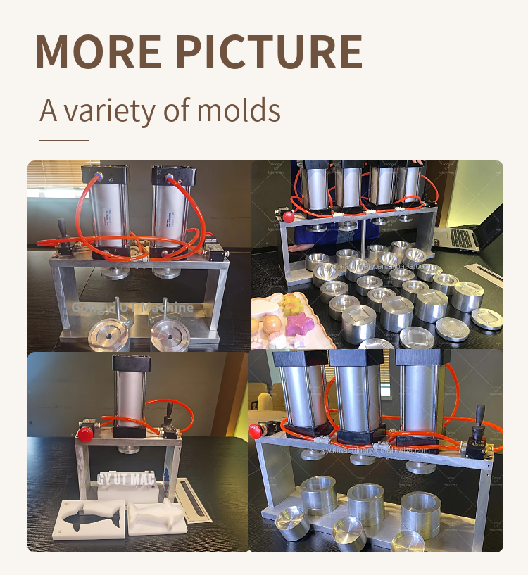 2024 Full Automatic Bath Bomb Salt Press Making Machine with Different Shapes in Russia