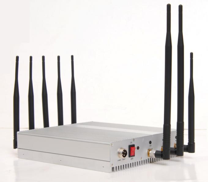8 antenna VHF/UHF +3G mobile phone signla jammer/blocker 1