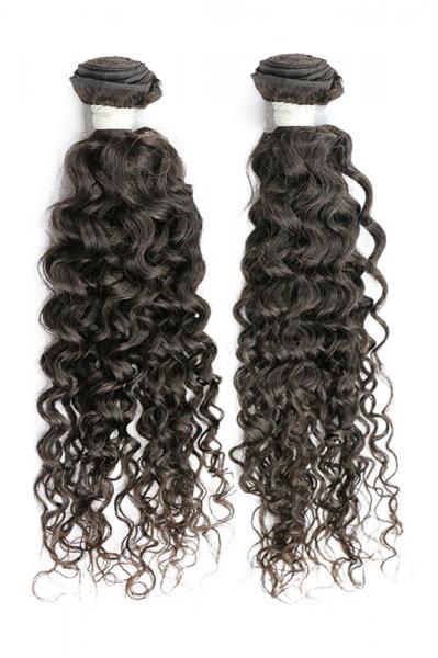 Quality Black Fumi Natural Human Hair Extensions Unprocessed Hair Weave for sale