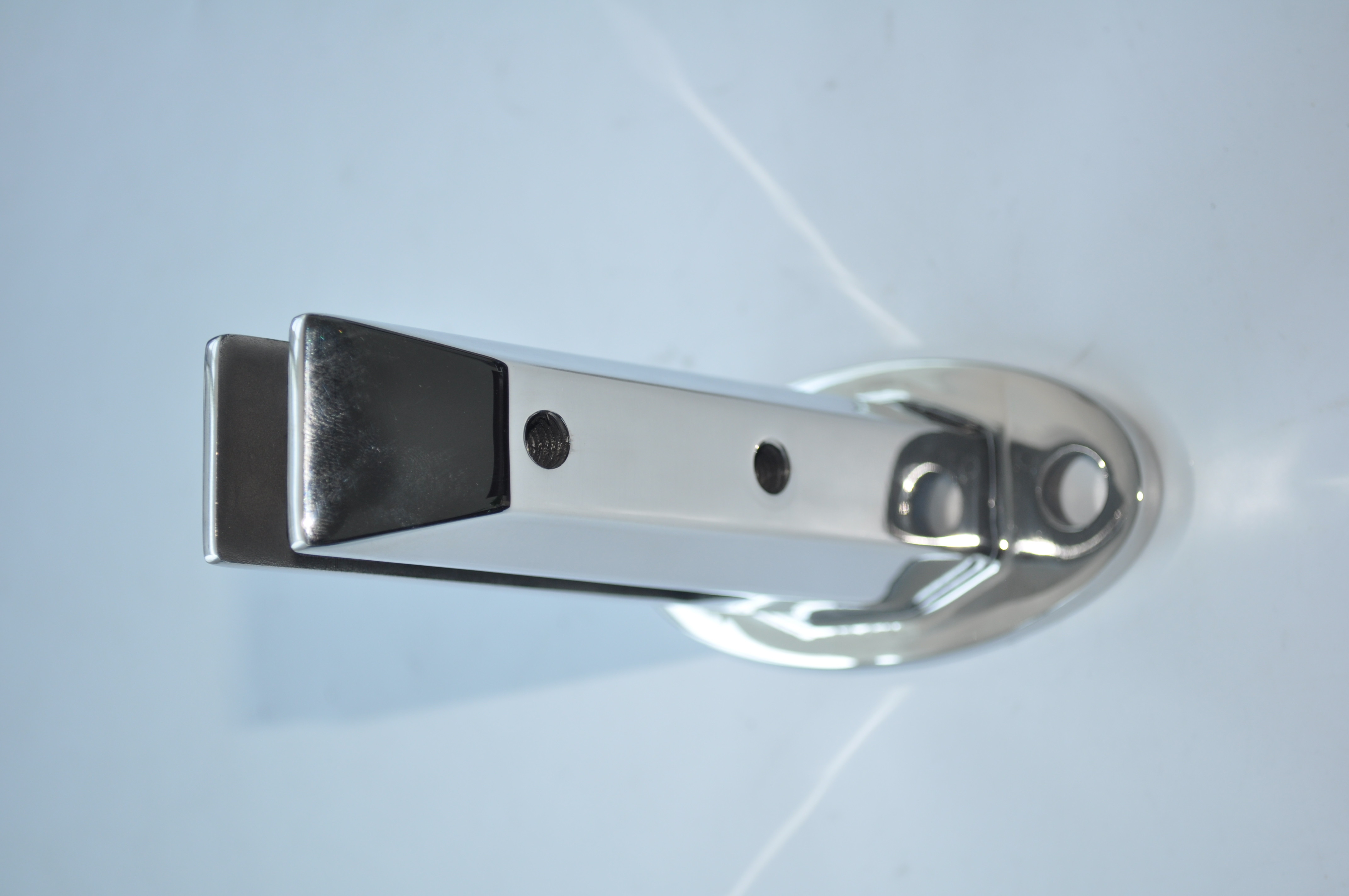 DECK MOUNT POOL FENCE SPIGOTS, STAINLESS STEEL GLASS GATOR CLAMPS
