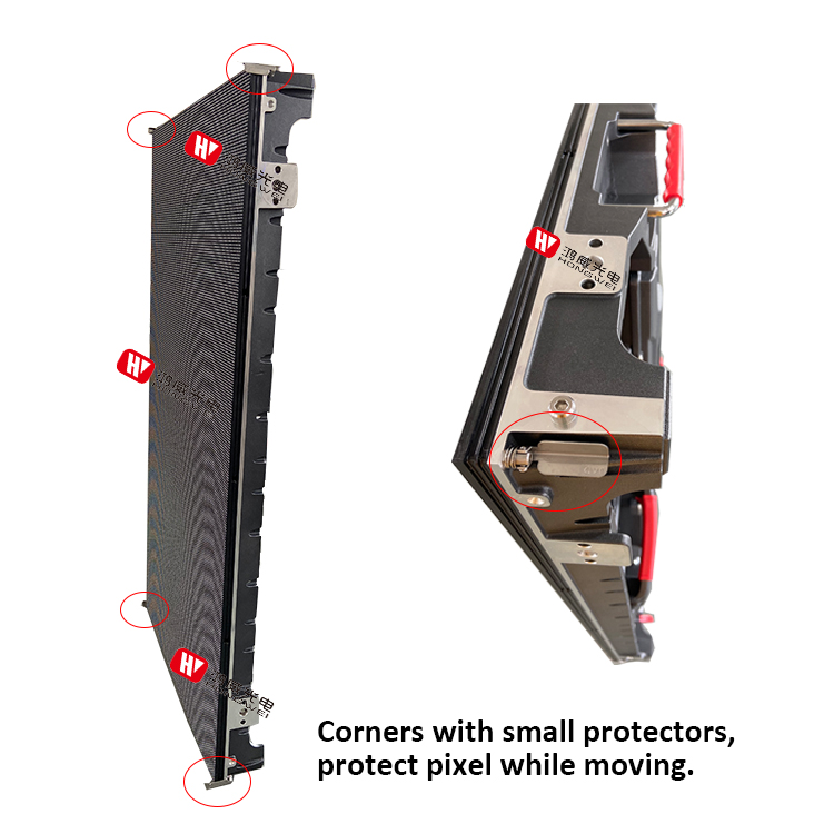 Hongwei 4k Rental Use LED Panel Displays For Stage Background P4.8 P3.9 P2.9mm