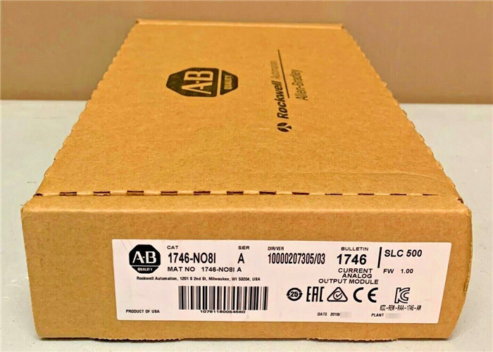 China 1746-NO8I 1746NO8I Input And Output Module AB SLC500 8 Point 20ma Output on sale