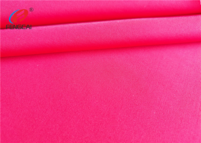 Super Soft Weft Knitted Fabric Polyester Lycra Stretch Fabric For Making Dress