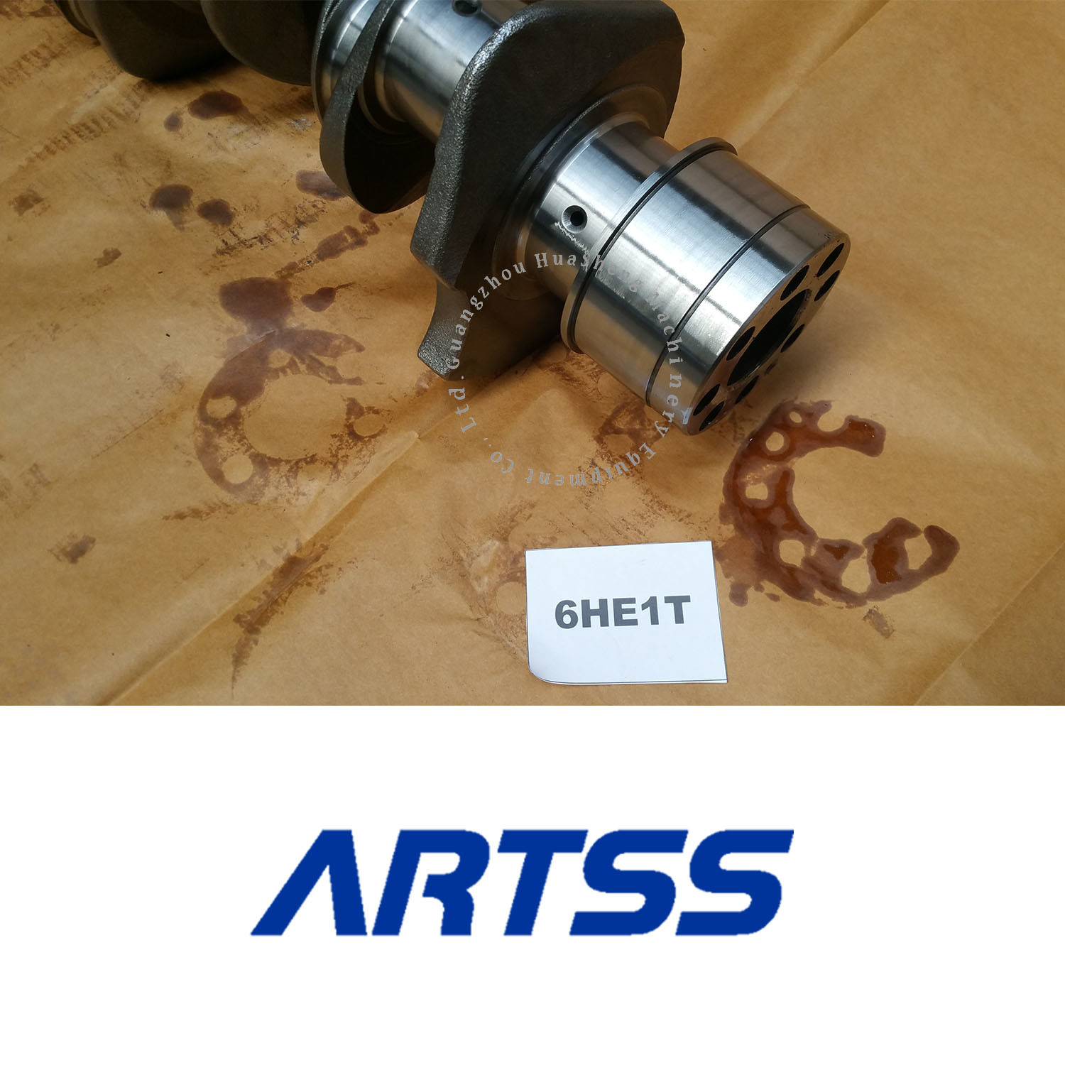 High Quality Manufacturer Diesel Engine 8-94395-125-0 6HE1T Crankshaft For Isuzu Spare Parts