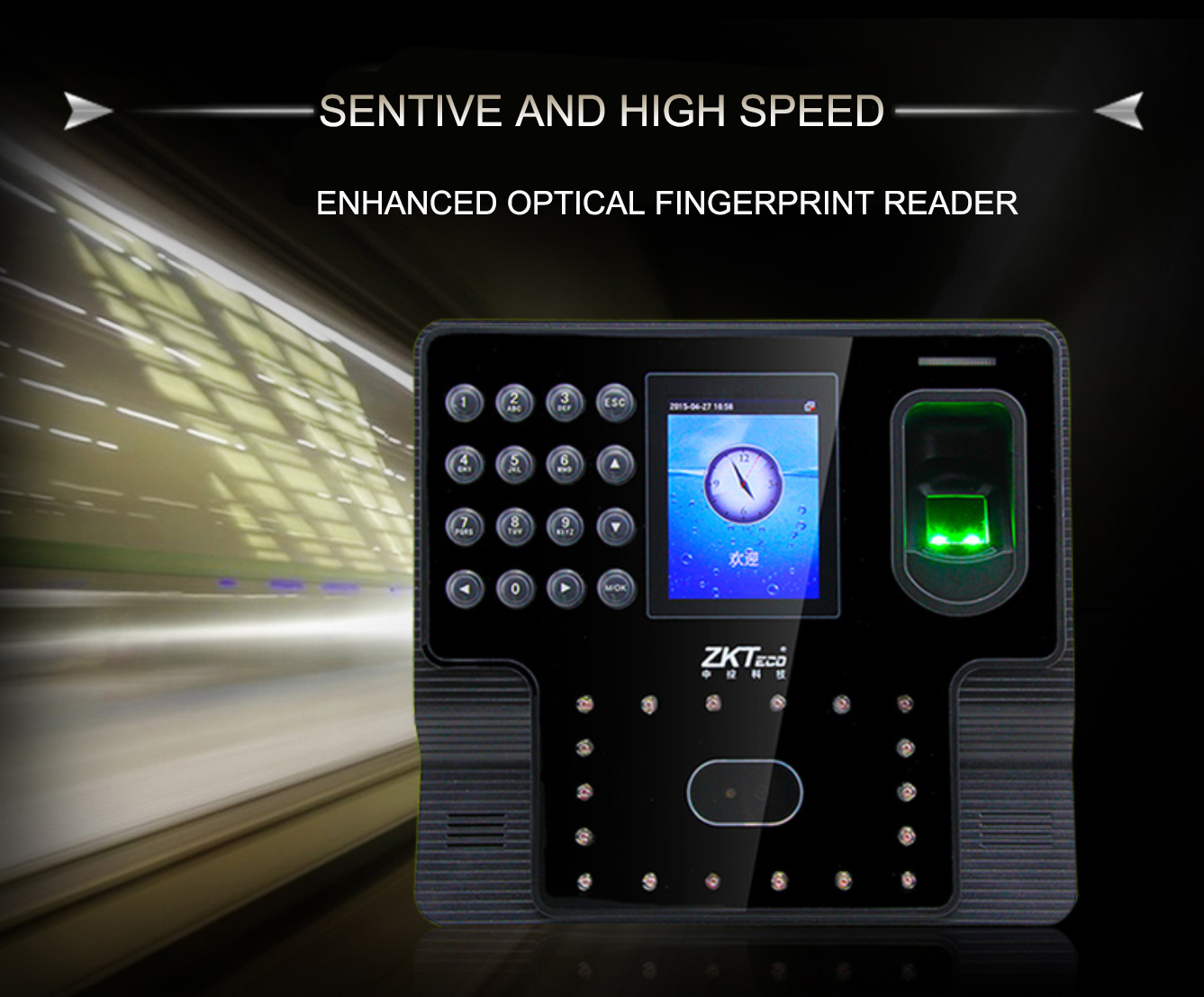 Biometric Face And Fingerprint Time Attendance Machine Facial Time Recorder Iface102