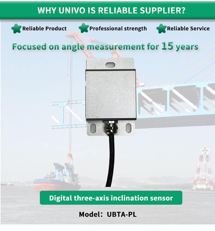 X Y Z Measurement UBTA-PLY RS422 Dual Axis Inclinometer Sensor With ODM Support