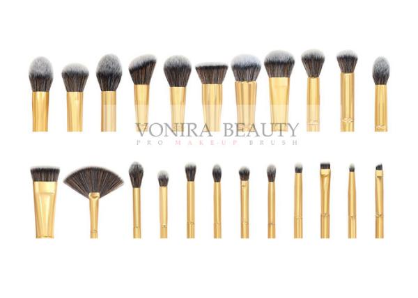 Private Label Cosmetic Brushes Eyeliner Eye Brow Foundation Powder Liquid Cream