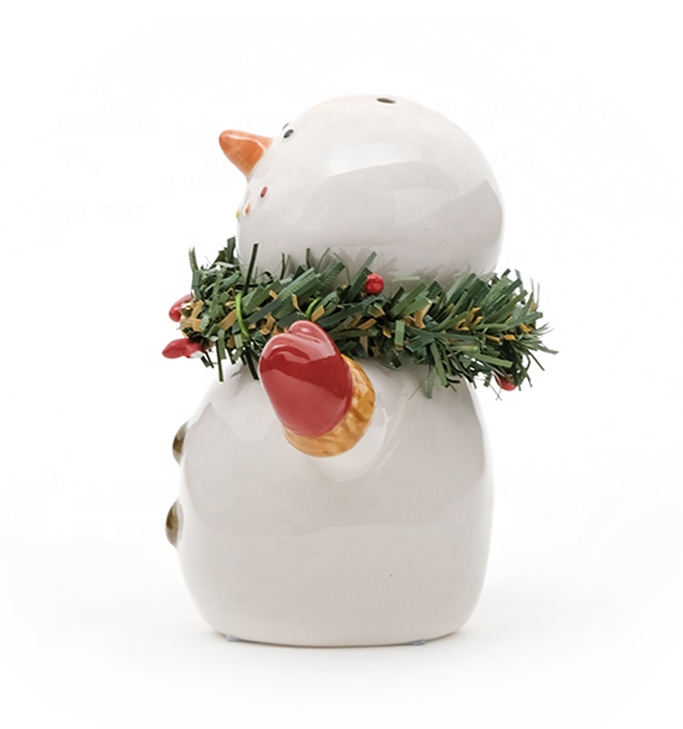 Creative Cute Animal Earthenware Ceramic Salt And Pepper Shaker Set For Christmas