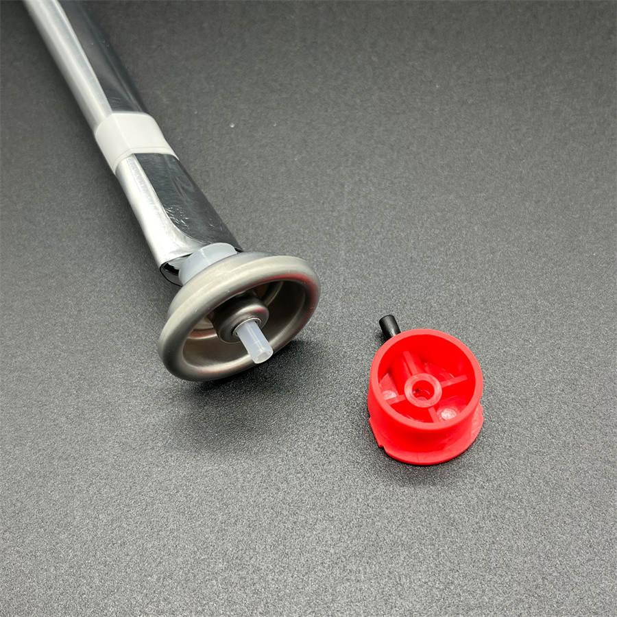 Compact Male Pepper Spray Key Chain Valve Cap for Quick Self-Defense - Durable Design for Everyday Carry
