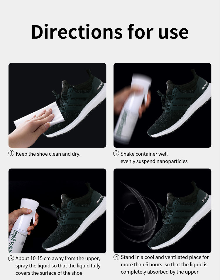 Custom Nanotechnology Suede Nubuck Protector Spray Waterproofer