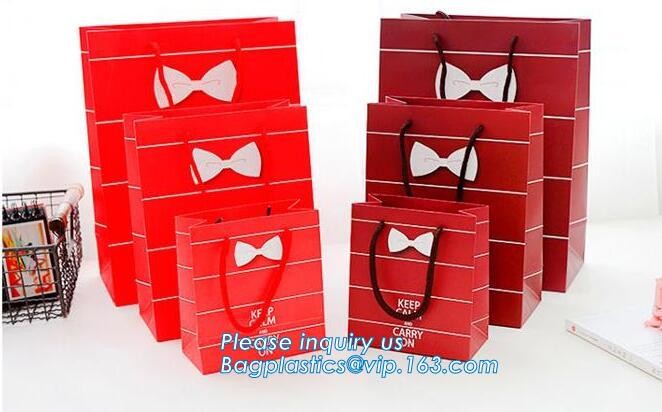 Cheap Customized Pink Printed Paper Shopping Bag For Clothing and Gift,Recycled Luxury Paper Bags & Retail Carrier Bags