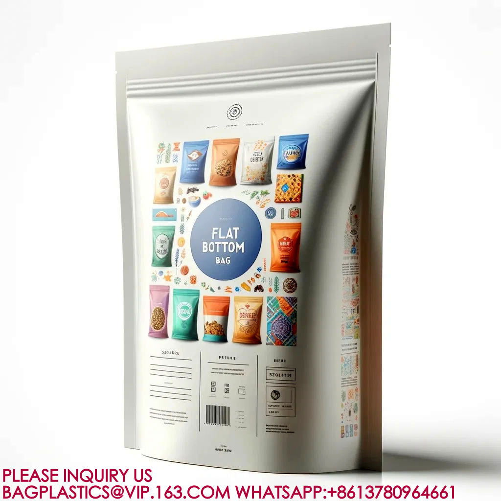 Resealable Stand Up Pouch Packaging Aluminum Foil Bag Candy Biscuit Nut Food Zip Bag