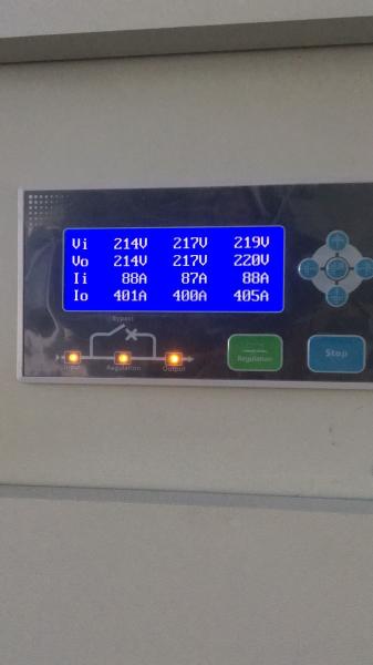 Industrial Low Voltage 1250KVA Three Phase AC Power Stabilizer With Short -