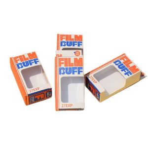 Custom Windowed Packaging Box Drawer-Style & Foldable Paper Box With Hanging Tab