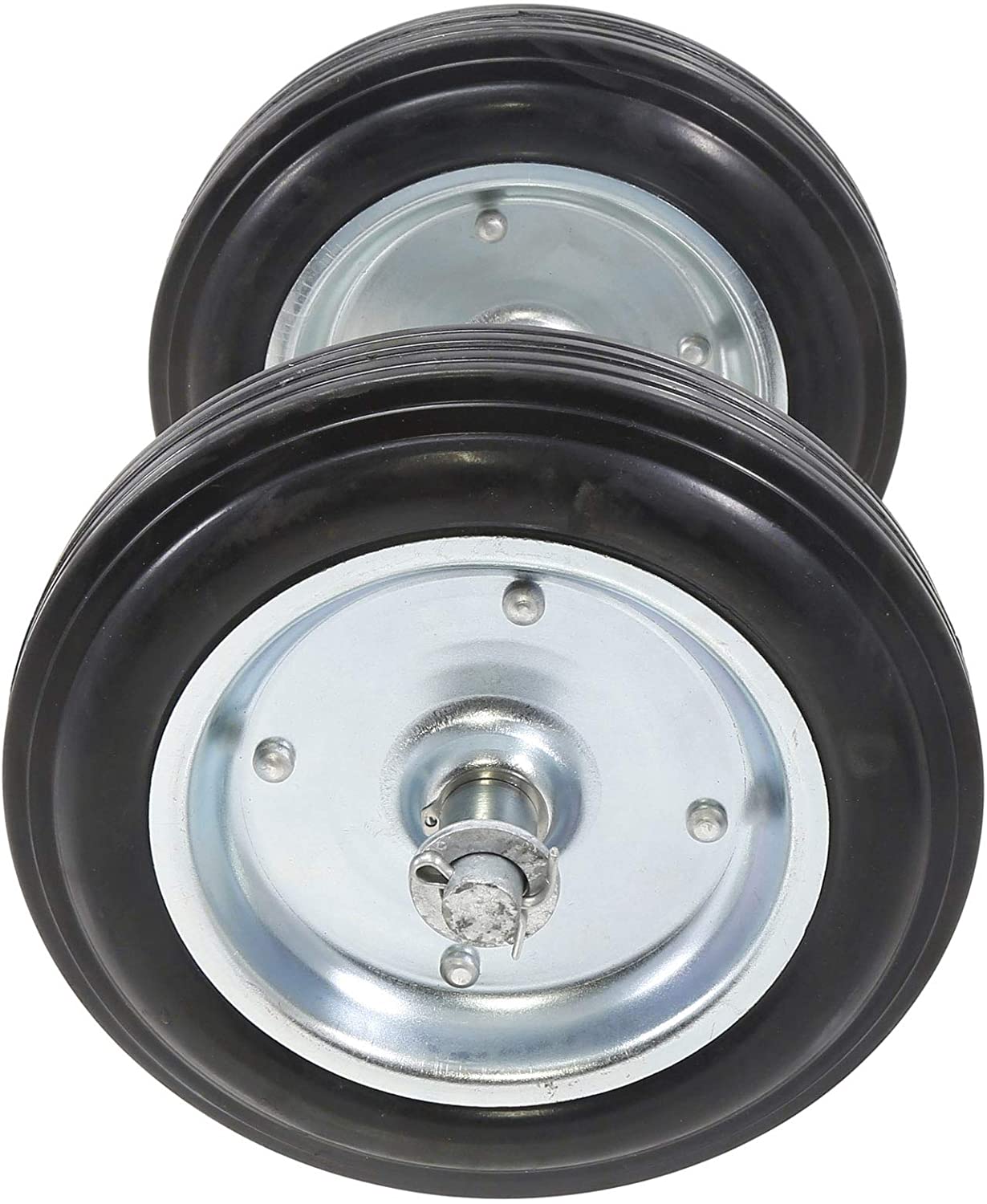 Sliding Gates Fence Accessories Rubber Spring-Loaded Gate Caster with Universal Mount
