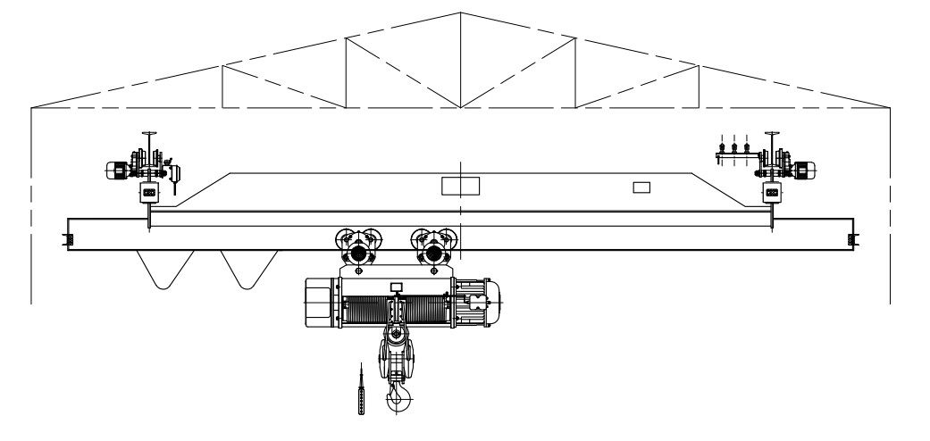 European Single Girder Overhead Crane 3 Ton 5 Ton 10 Ton 15 Ton 50hz