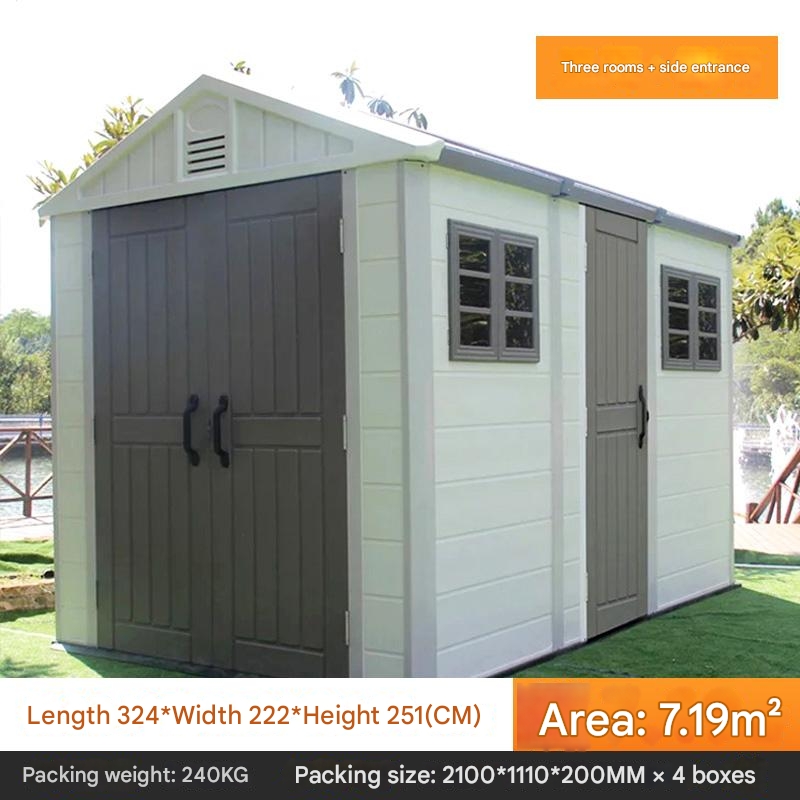 Removable Small Room for Steel Structure Outdoor Garden Simple Room Assembly Sundry Storage