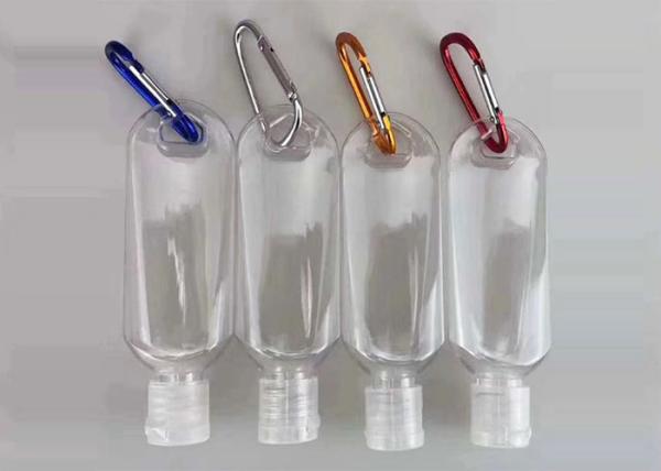 50ml PVC PETG Refillable Shampoo Bottles , Cosmetic Dispenser Bottle With
