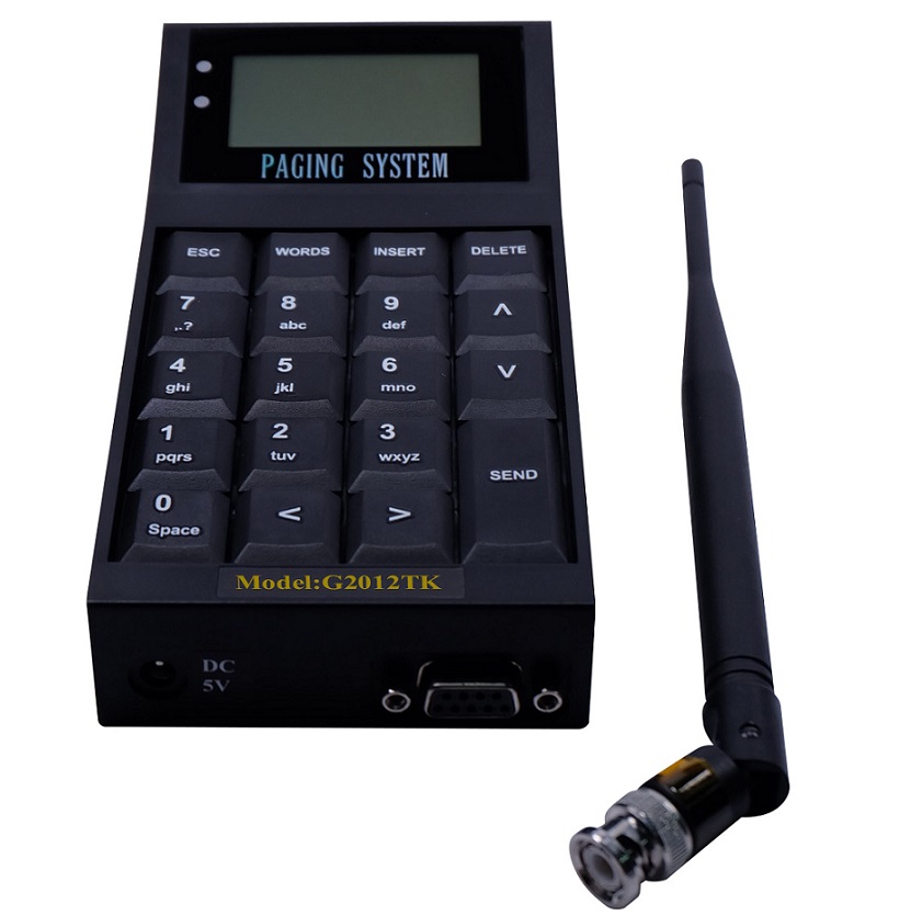 POCSAG program multifunction wireless beeper 4 lines alpha-numeric pager emergency text receiver