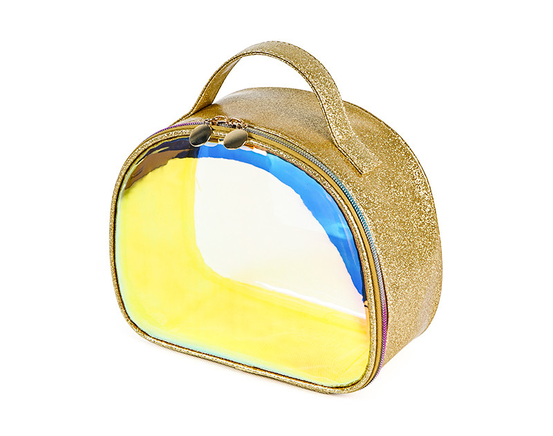 Handy Makeup Organizer TPU Holographic Cosmetic Bag
