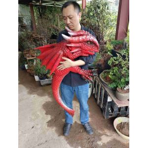 Hand Control Animatronic Realistic Dinosaur Baby Puppet Customized