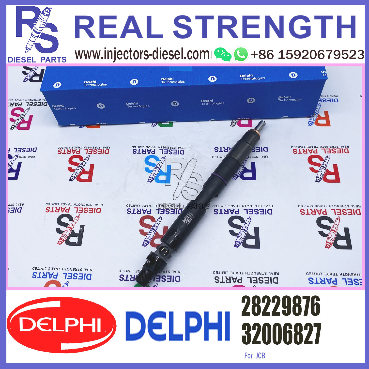 Genuine Diesel Fuel Injector Assy Common Rail 28229876 320 06827