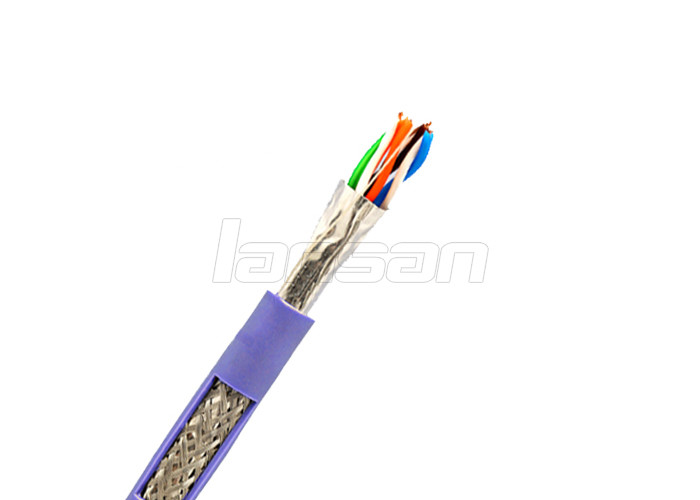 Indoor Cat 5e Lan Cable UTP 24AWG 4 Pairs 0.5mm CCA Conductor For Multi Media