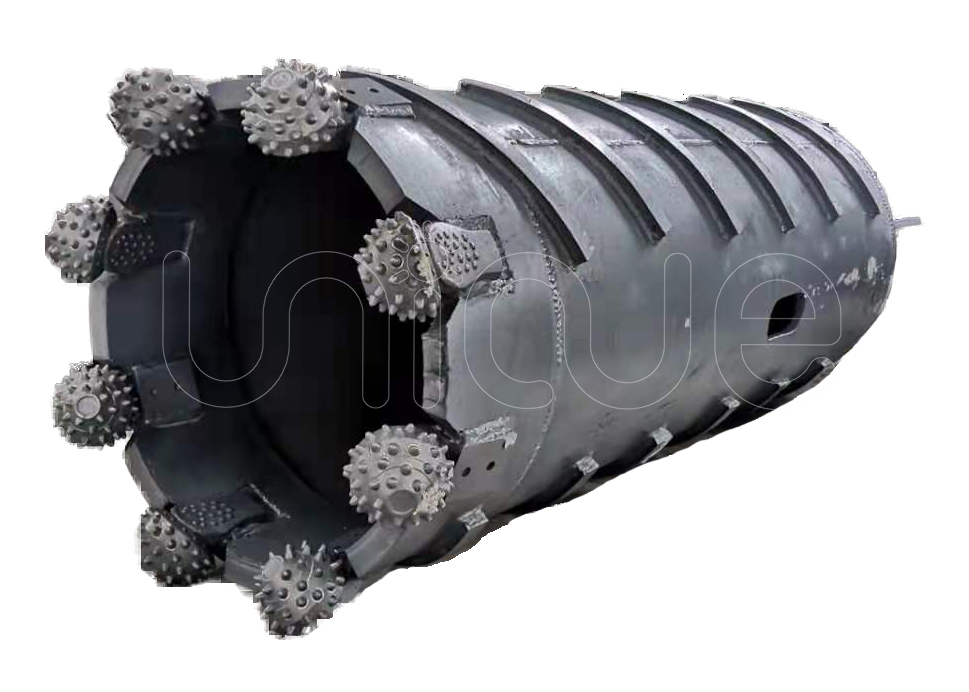 Double Door Double Bottom Core Barrel Q345B Material High Wear Resistant 1300mm