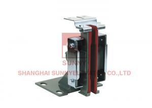 China 304 Stainless Steel Elevator Spare Parts With Sliding Guide Shoe Rail 10mm / 16mm Width on sale