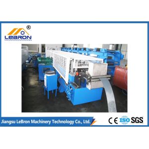 2018 New type Blue color Door Shutter Roll Forming Machinemade in china PLC control system long time service