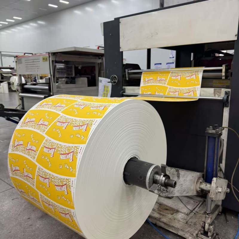 Eco Friendly Disposable PE Coated Paper Roll Custom For Food Packaging Containers