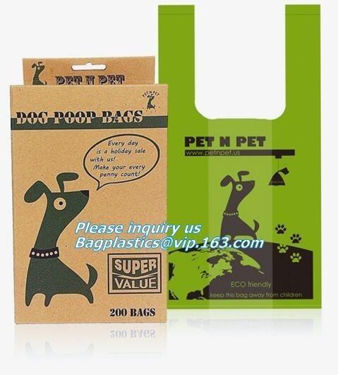 Pet Garbage Bags/Pet Waster Bags/High Quality Compostable Dog Poop Bags,