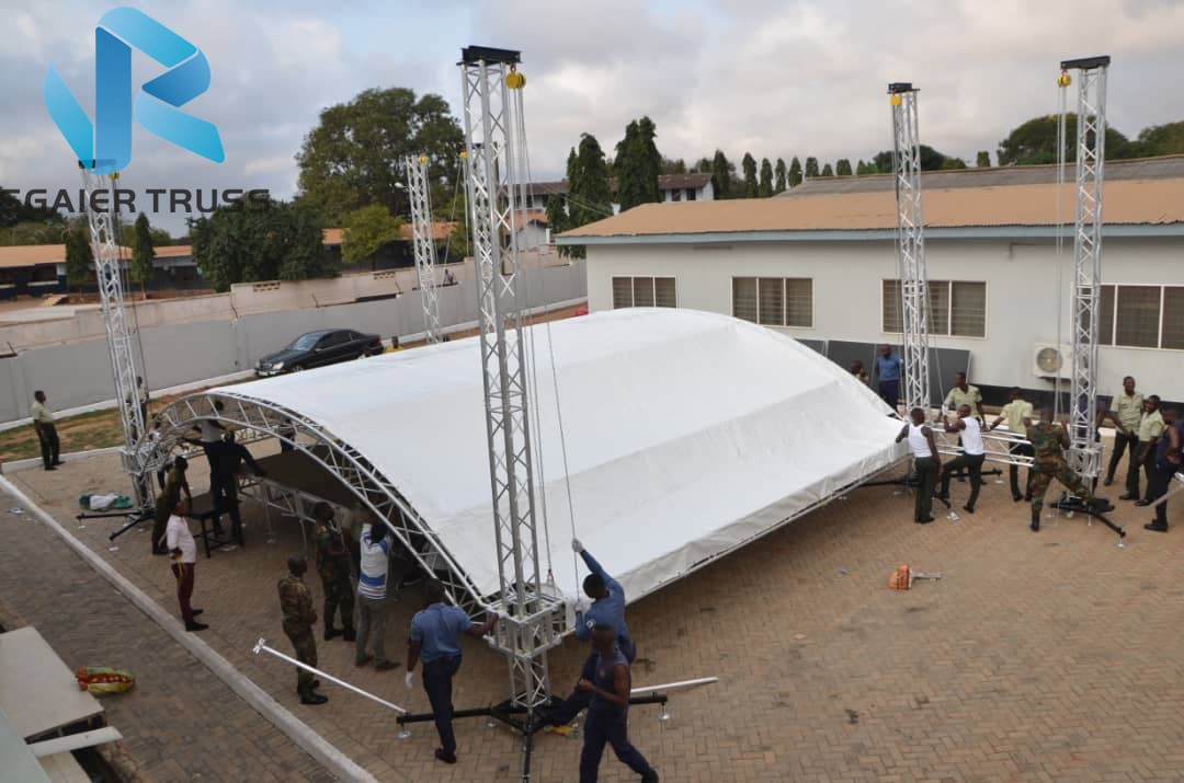 Water Proof Aluminum Roof Truss 400 * 600mm Size For 18m Span Outdoor Events