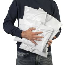 Waterproof Thank You Poly Mailers , Handled Poly Mailing Bag 12 X 15.5