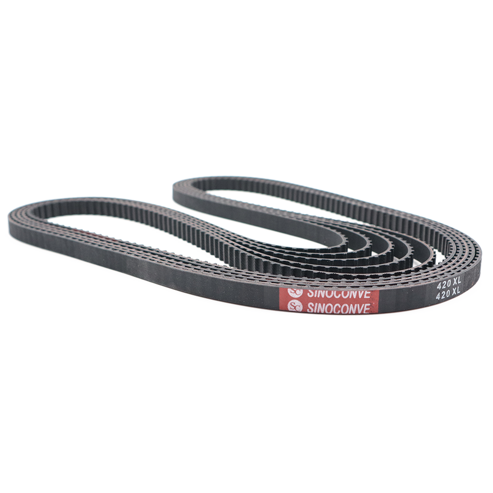 CR Glass Fiber Fabric Sinoconve L Rubber Belt Timing Belt with Standard Specifications