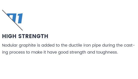 Municipal Pipe Network DN80 DN100 DN150 DN200 Factory Price Direct Sales Qt450-12 Ductile Iron Pipe
