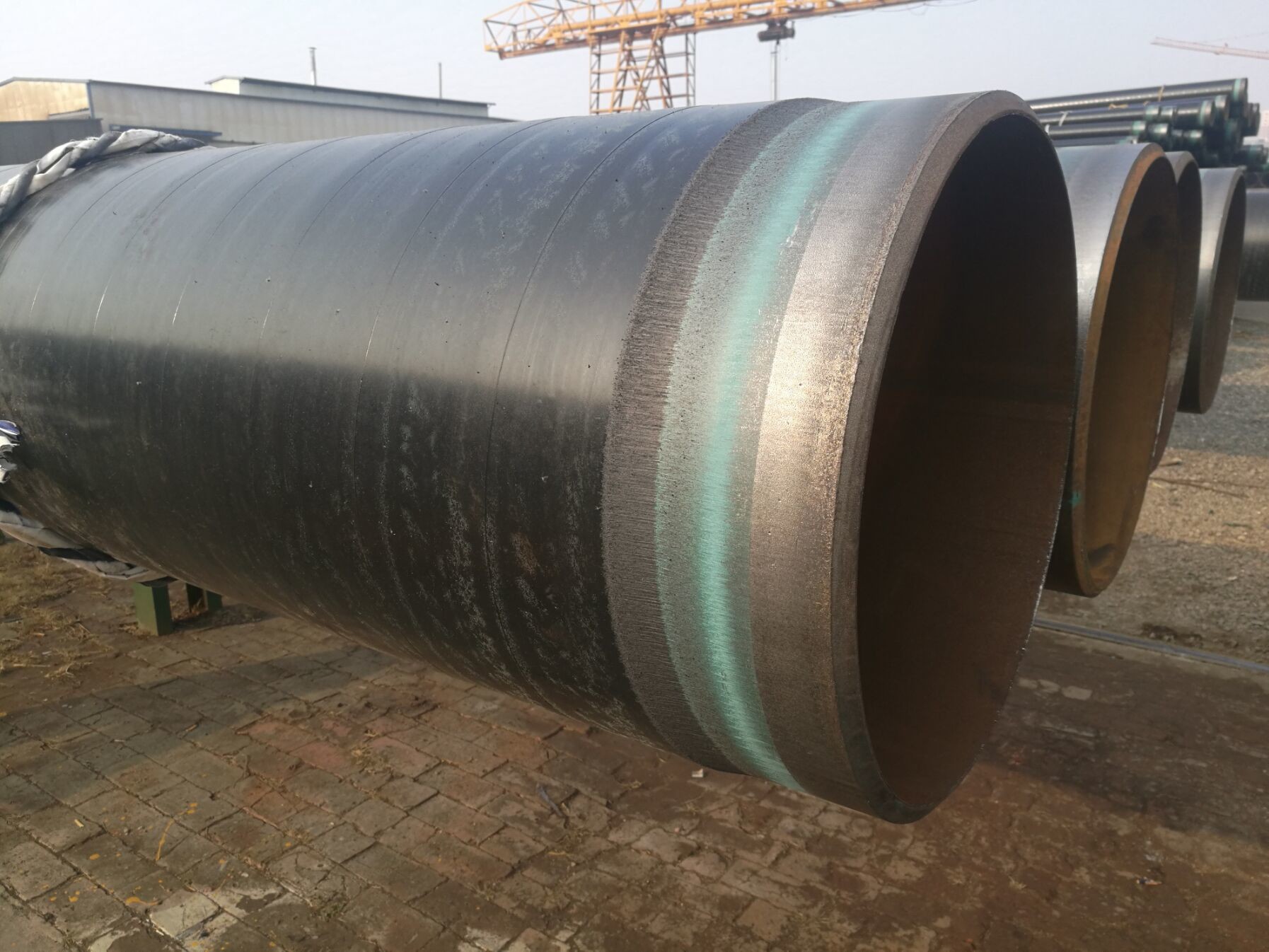 12m Length Plain End Lsaw Steel Pipe With Cap